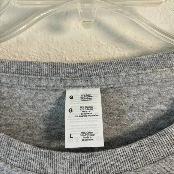 UNC Asheville UNCA Bulldogs Retro Gray Long Sleeve Shirt Men’s Large Cotton NCAA - Picture 3 of 7